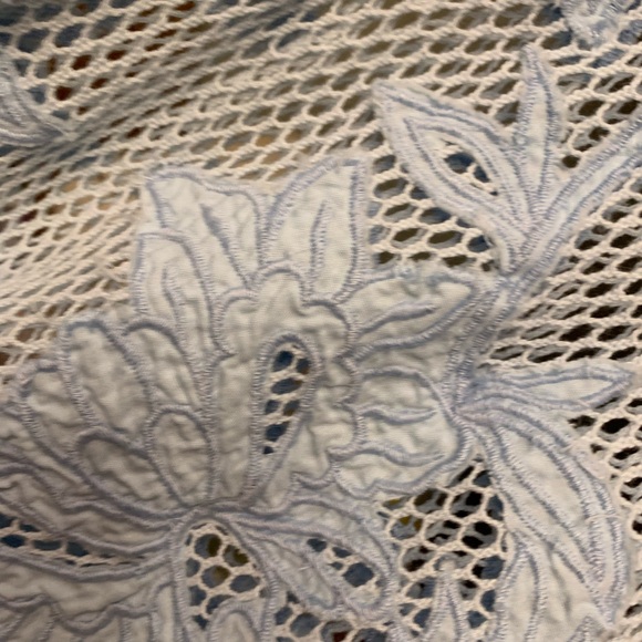 Anthropology Embroidered Cutwork Sweatshirt - Picture 8 of 11